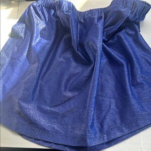 For bundles only - ES Collection swim coverup skirt shimmering Blue M